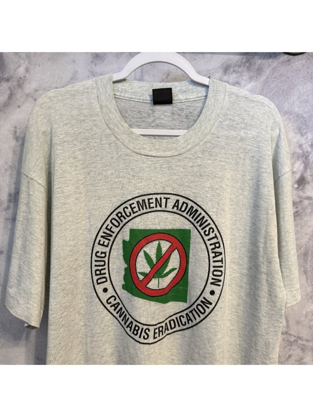 Vintage Drug Enforcement Cannabis Eradication Shirt Extra Large XL Arizona Promo